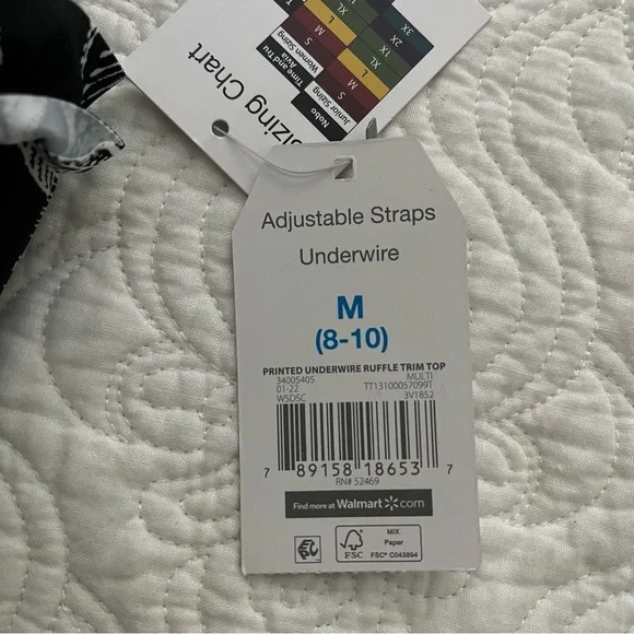 Time and True Bikini Top Size M (8-10) - Picture 5 of 6